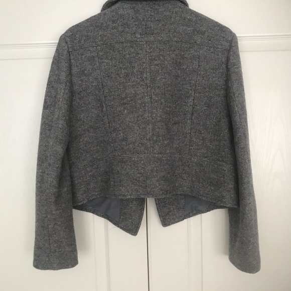 Ann Taylor Grey Moto Jacket - Picture 8 of 10
